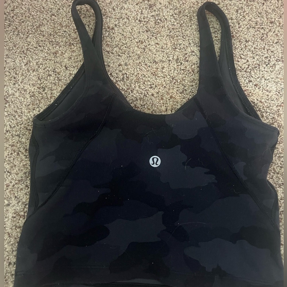 Lululemon camo align tank nothing wrong with it just doesn’t fit anymore